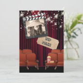 Invitation Vidéo VIP photo lumières cinéma fête de projection (Debout devant)