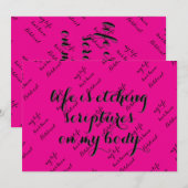 Invitation Vie Biblique (Devant / Derrière)