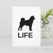 Invitation vie inu shiba (Debout devant)