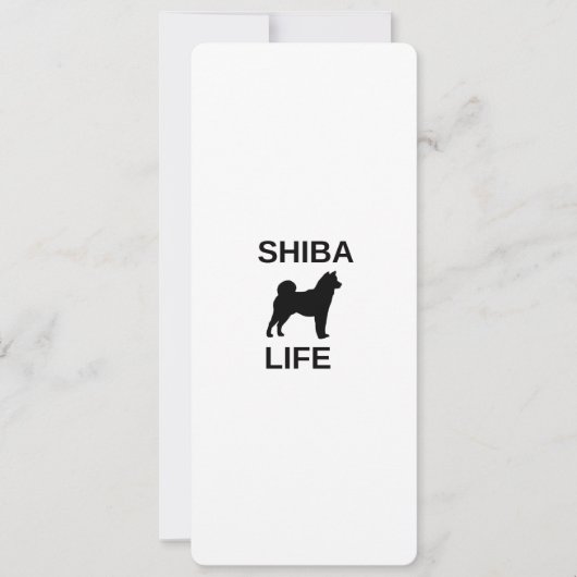 Invitation vie shiba (Devant)