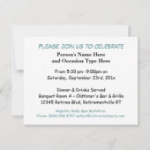 Invitation Vieille partie de retraite de camion ou (Dos)