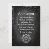 Invitation Vieille Rose des Vents (Dos)