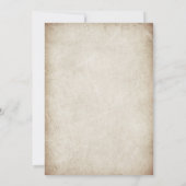 Invitation Vieilli à la perfection Fête d'anniversaire de joi (Dos)