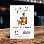Invitation Vieilli à Perfection Whisky Cigar 21e anniversaire<br><div class="desc">Levez un verre pour célébrer avec style avec cette invitation pour la fête d'anniversaire du Whiskey Adulte Bourbon. Dotée d'un design rustique mais sophistiqué inspiré par les étiquettes classiques du whisky, cette invitation est parfaite pour les amateurs d'esprits fins. Avec une typographie audacieuse et des tons riches et terreux, il...</div>