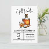 Invitation Vieilli à Perfection Whisky Cigar 30e anniversaire (Debout devant)