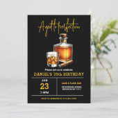 Invitation Vieilli à Perfection Whisky Cigar 70e anniversaire (Debout devant)