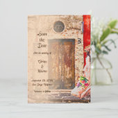Invitation Vielle ville colorée Mariage mexicain (Debout devant)