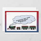 Invitation Viens à ma fête d'anniversaire (Devant / Derrière)