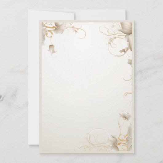 Invitation vierge (Devant)