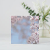 invitation vierge, arbre en fleurs de cerisier (Debout devant)