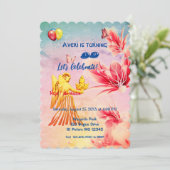 Invitation Vierge aux fleurs (23 août - 22 septembre) Anniver (Debout devant)