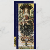 INVITATION VIERGE AVEC ENFANT (Devant / Derrière)