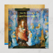 INVITATION VIERGE AVEC ENFANT - CONCERT D'ANGES (Devant / Derrière)