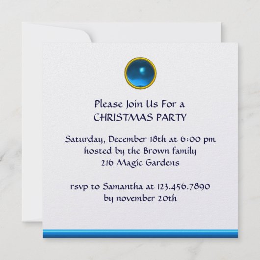 Invitation VIERGE AVEC ENFANT - CONCERT D'ANGES Ice Metallic (Dos)