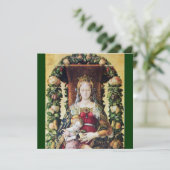 Invitation VIERGE AVEC ENFANT Green (Debout devant)