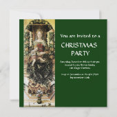 Invitation VIERGE AVEC ENFANT Green (Dos)