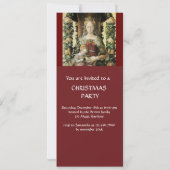 Invitation VIERGE AVEC ENFANT rouge (Dos)