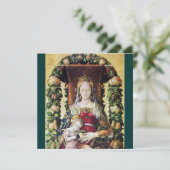 Invitation VIERGE AVEC vert enfant (Debout devant)