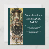 Invitation VIERGE AVEC vert enfant (Dos)