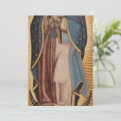 Invitation Vierge de Guadalupe (Debout devant)