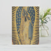 Invitation Vierge de Guadalupe Isidro Escamilla (Debout devant)