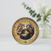 Invitation Vierge de la grenade Jeu vert de la fête de Noël (Debout devant)