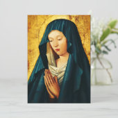 Invitation Vierge en prière de Riga (Debout devant)