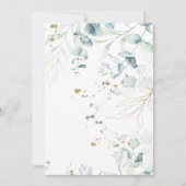 Invitation vierge Eucalyptus Verdure, Tourbillon D (Devant)