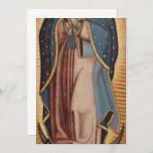 Invitation Vierge Guadalupe (Devant / Derrière)