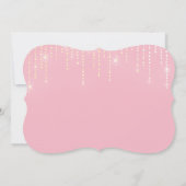 Invitation vierge motif pailleté (Dos)