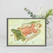 Invitation Vierge Vierge Antique Constellation Miroir d'Urani (Debout devant)