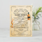 Invitation Vieux à la perfection Whiskey N'importe quel âge H (Debout devant)