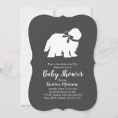 Invitation Vieux anglais Sheepdog Baby shower de chien Neutre (Devant)