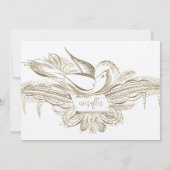 INVITATION VIEUX ARGENT, INSÉPARABLES, (Dos)