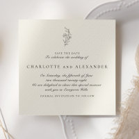 Vieux argent Mariage esthétique économiser la date