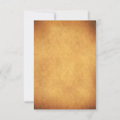 Invitation Vieux Buck 50e fête d'anniversaire (Dos)