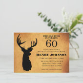 Invitation Vieux Buck 60e fête d'anniversaire (Debout devant)