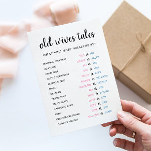 Invitation Vieux contes de femmes - Baby shower de révélation