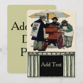 Invitation Vieux Fashion Cookout Party (Devant / Derrière)