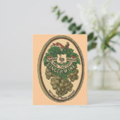 Invitation Vieux gingembre Vin Étiquette Modifier le texte (Debout devant)