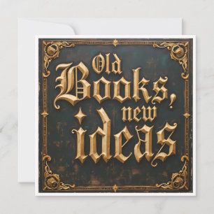 Invitation Vieux livres nouvelles idées