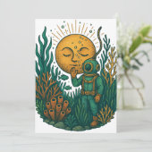 Invitation Vieux Scuba Diver (Debout devant)