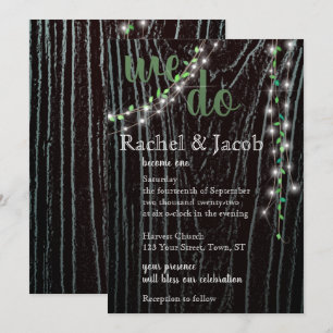 Invitation Vigne rustique et lumières