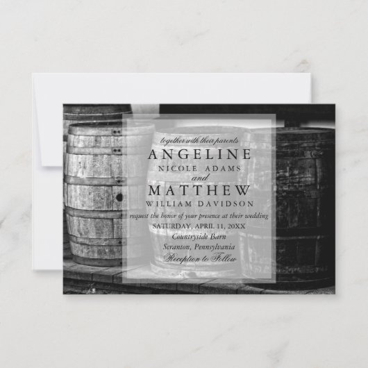 Invitation Vignoble à thème russe (Devant)