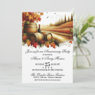 Invitation Vignoble d'automne
