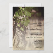 Invitation Vignoble Feuille Vignoble Wedding shower (Devant)