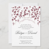 Invitation Vignoble hébreu juif (Devant)