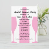 Invitation Vignoble moderne vigne nuptiale douche (Debout devant)