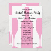 Invitation Vignoble moderne vigne nuptiale douche (Devant / Derrière)