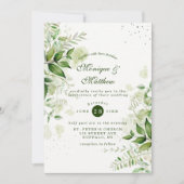 Invitation Vignoble rustique Mariage blanc (Devant)
